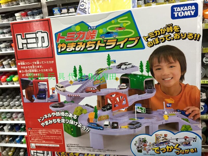 千代模玩TAKARA TOMY Tomica 急速彎道山路情景組合可拼合高速道路 停車場 露天市集 全台最大的網路購物市集