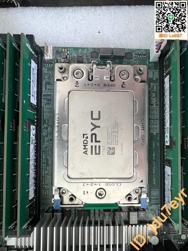 AMD EPYC 7742AMD EPYC 7742 正式版 64核128線程2.25-3.45g 225W 全核2.8 | 露天市集 | 全 ...