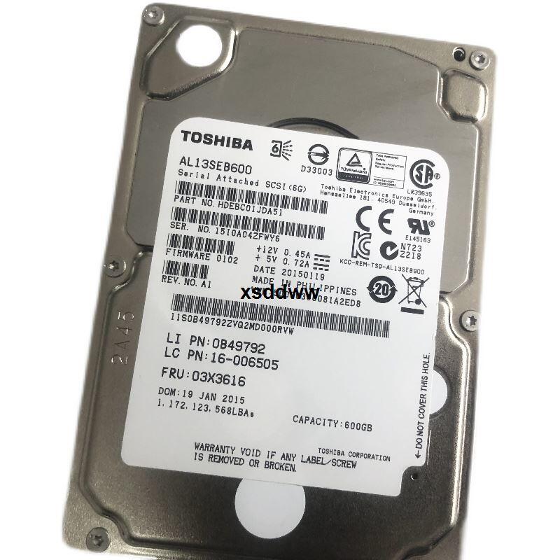 03X3616 600G 10K SAS 2.5寸硬盤原裝TOSHIBA AL13SEB600保一年| 露天市