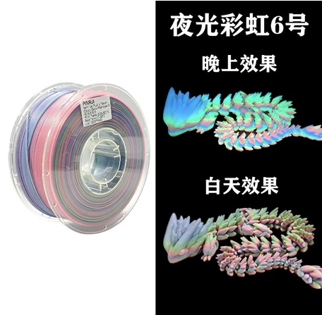 PINRUI [工廠直營] 夜光彩虹 PLA 1.75mm 夜晚可發光 3d列印線材 穿透力3d列印 台灣現貨供應 | 露天市集 | 全台最大 ...