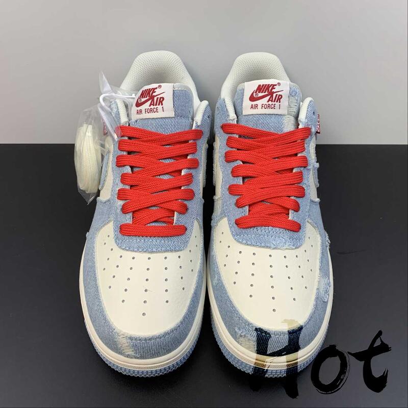 Hot Levi's x Nike Air Force 1 Low 淺藍空軍水洗丹寧牛仔VT5698-566