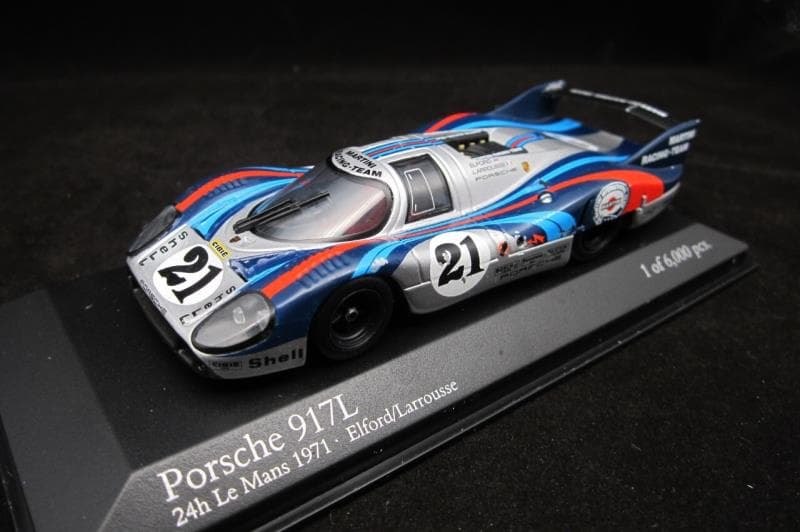 Minichamps 1∶43 PORSCHE 917L，迷妳切 保時捷 917L 賽車。1971 | 露天市集 | 全台最大的網路購物市集