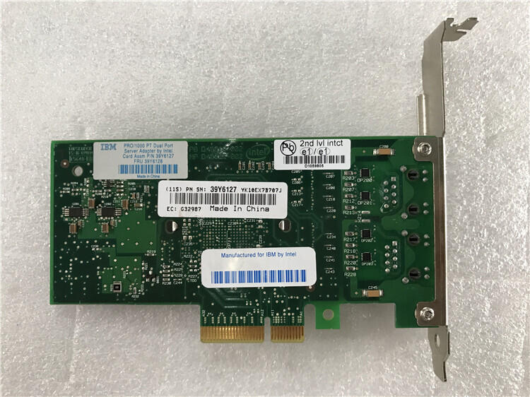 Intel 原裝82571GB芯 PCI-E雙口千兆FU務器網卡EXPI 9402PT IBM | 露天市集 | 全台最大的網路購物市集