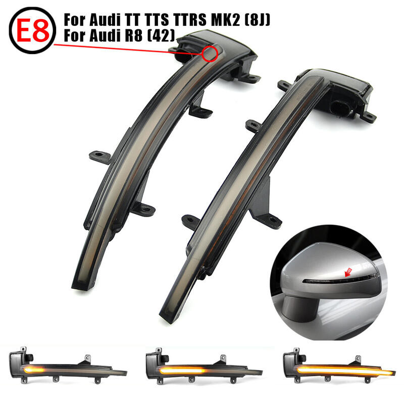 Indicatore Di Direzione LED Per Audi TT Mk2 8J - Luci Dinamiche Sequenziali | Compatibile 2007-2014