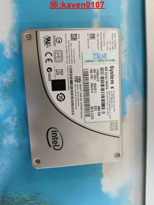 SSD Intel DC S3500 340 Go - M.2 SATA III - MLC - Neuf - SSDSCKHB340G401