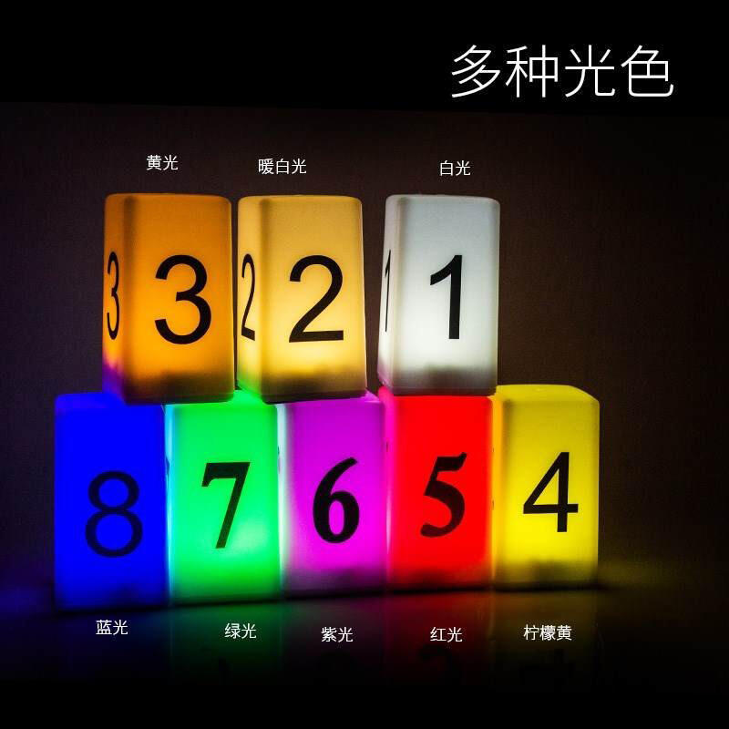 人氣好物⏎狼人殺號碼燈桌燈 桌遊道具數字燈牌定制號碼牌靣具劇本殺氛圍燈 | 露天市集 | 全台最大的網路購物市集