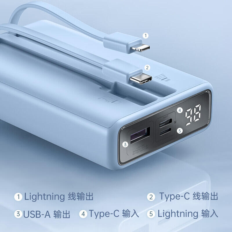 48h出貨丶羅馬仕pac20充電寶p0w自帶線快充大容量便攜移動電源20000毫安 | 露天市集 | 全台最大的網路購物市集