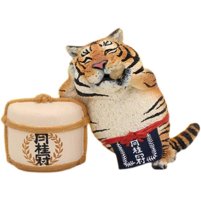 限量虎年公仔朝隈俊男x月桂冠茫茫虎Animal Life動物擺件| 露天市集| 全
