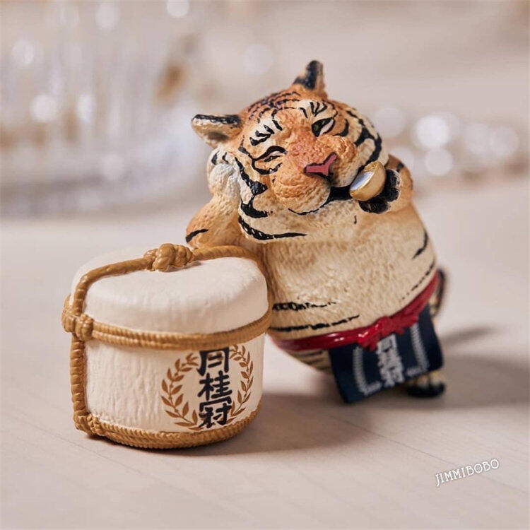 限量虎年公仔朝隈俊男x月桂冠茫茫虎Animal Life動物擺件| 露天市集| 全