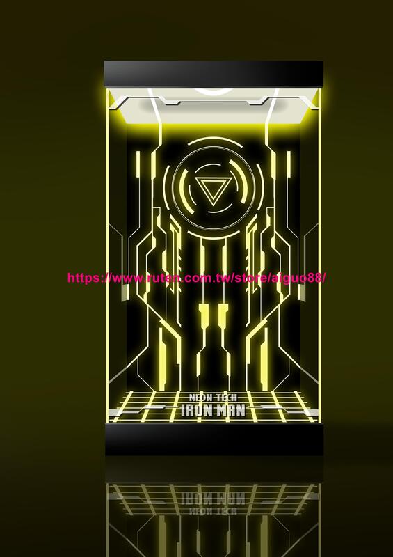 【移不動】創戰光速黃鐵人格納庫夜店mk6光速6限量黃光展示盒