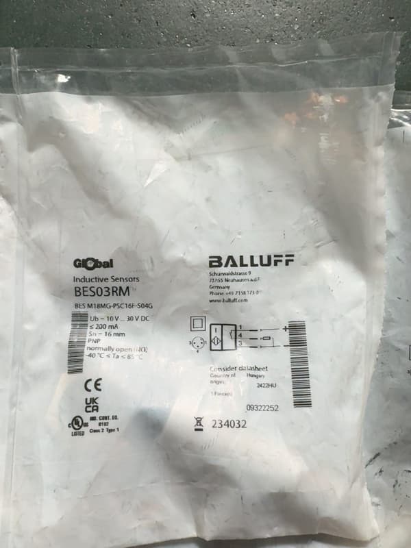限時下殺巴魯夫接近開關 BES03RM BES M18MG-PSC16F-S04G 全新原裝正品16個 其中壹 | 露天市集 | 全台最大的 ...