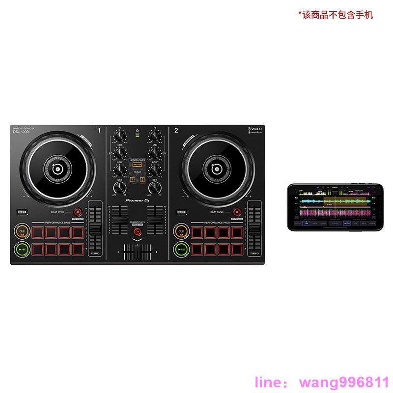 限時優惠💥】打碟機PioneerDJ先鋒DDJ-200智能DJ手機電腦數碼打碟機便攜