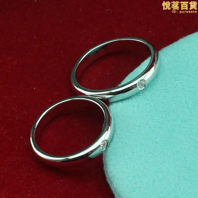 莫桑石單鑽鉑金輕奢男女950銀吊墜戒指排戒情侶結婚對戒戒指 | 露天市集 | 全台最大的網路購物市集