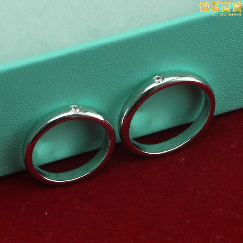 莫桑石單鑽鉑金輕奢男女950銀吊墜戒指排戒情侶結婚對戒戒指 | 露天市集 | 全台最大的網路購物市集