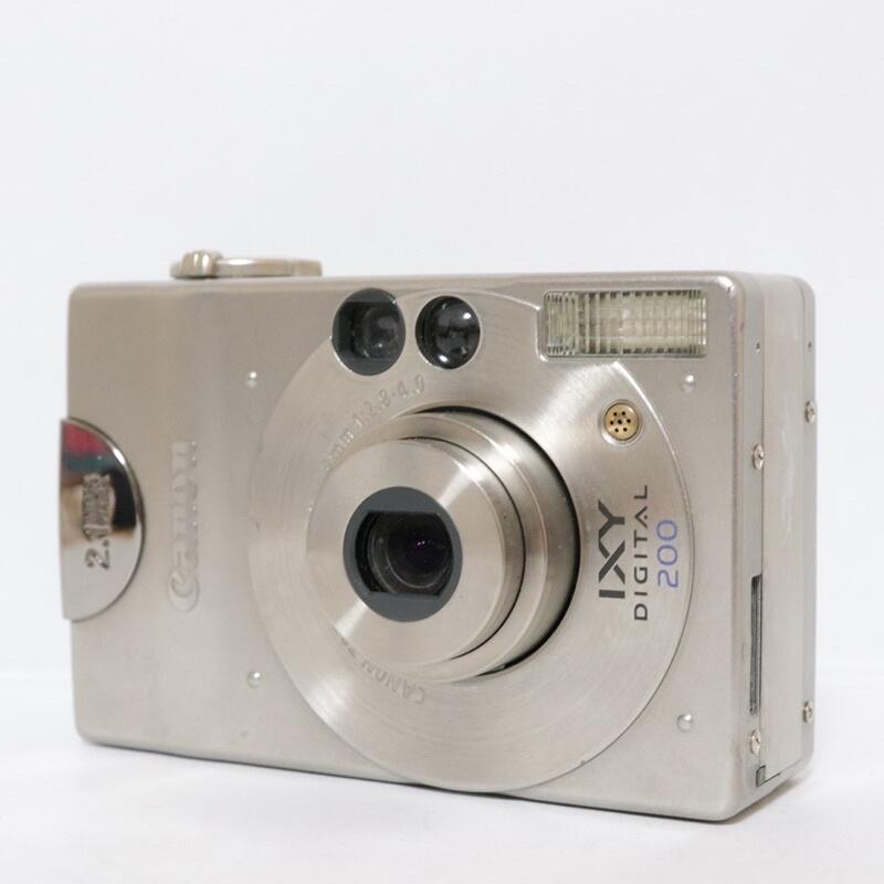 中古數位相機佳能相機Canon IXY 200 銀色款ccd相機復古數位相機外觀99