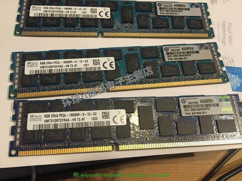 HP 8 GB DDR3-1333 PC3-10600R – DRx4 – Memoria RAM Server – 647897-B21, Nuovo Sigillato - 3