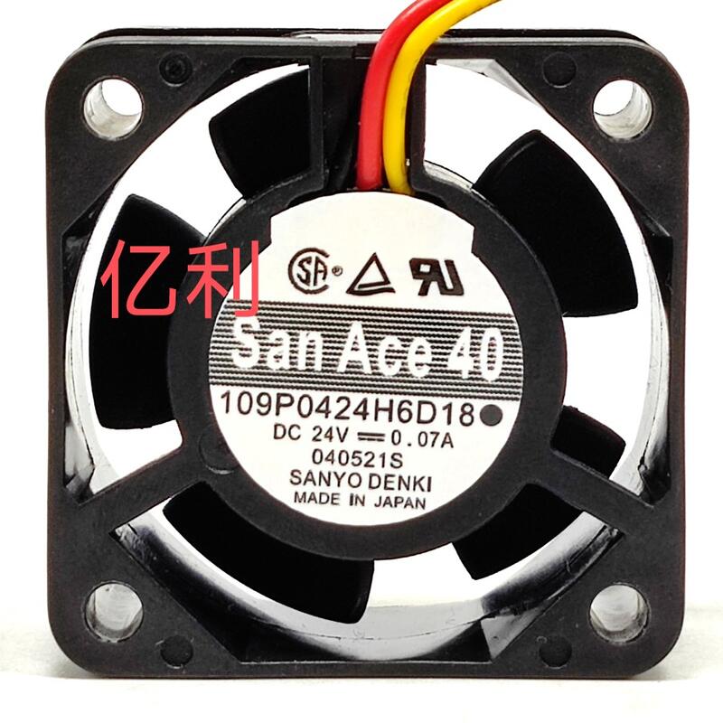 For SANYO 109P0424H6D22 Inverter Cooling fan For Fanuc DC24V 0.07A 4CM