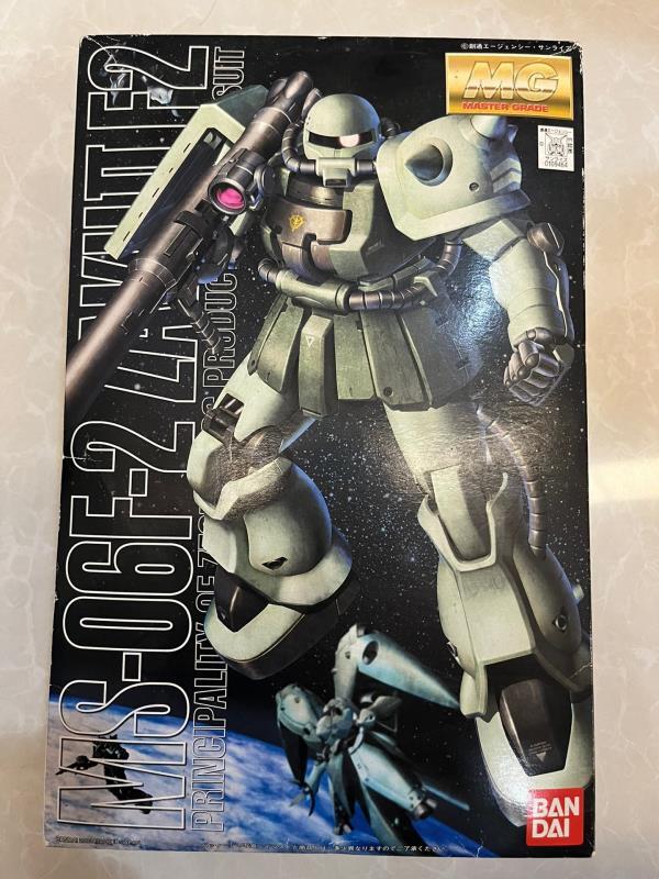 免運~~ 萬代 MG MS-06F2 ZAKU 扎古F2 0083 吉恩軍配色 絕版萬代紅標老模 | 露天市集 | 全台最大的網路購物市集