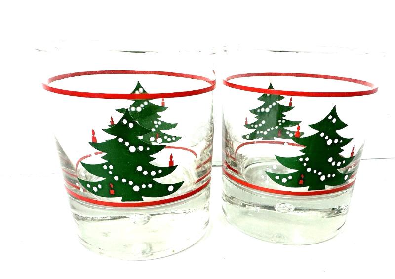 durobor聖誕樹圖案低飲水杯杯子比利時製造