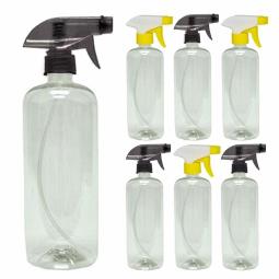 6塑膠空噴瓶25盎司可填充噴霧觸發噴霧器清潔工具