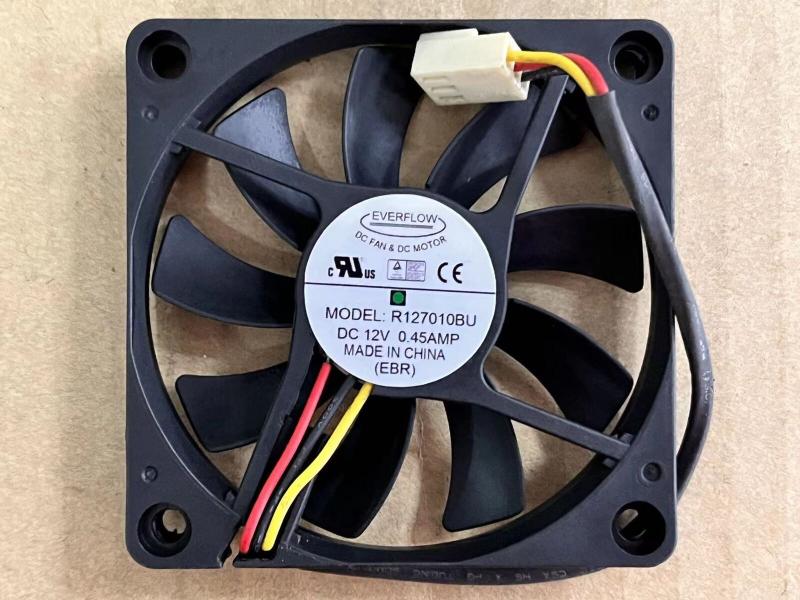 everflow r127010bu 12v 0.45a 7cm 7010 3line大音量靜音加熱輻射風扇 | PChomeUSA 海外代購