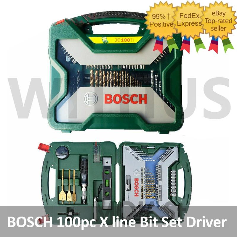 bosch 多功能100pc x line bit組驅動器鑽頭bosch 配件套組
