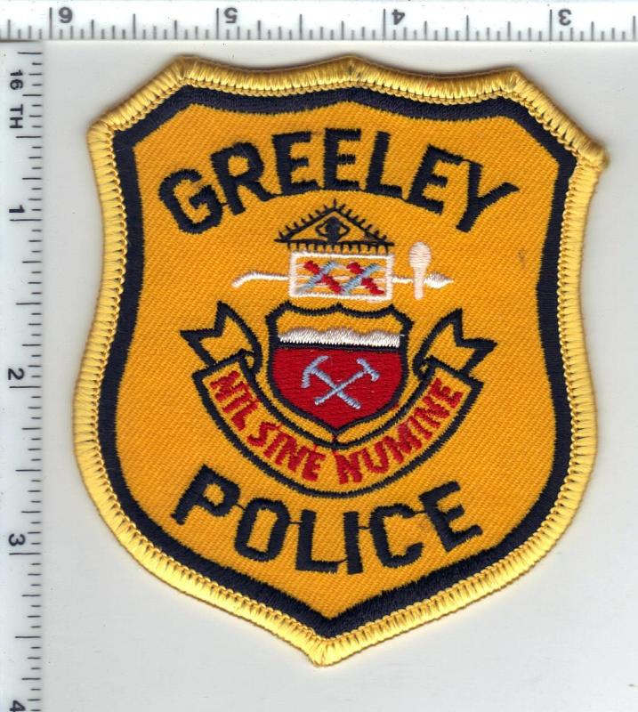 格里利警察(科羅拉多州)第一代制服抽取肩部補丁