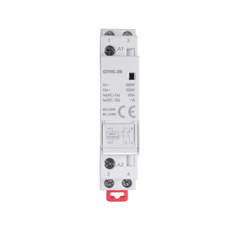 gyhc 1p 20a 1no ac 220v / 230v手動控制家用接觸器 din軌道型 | PChomeUSA 海外代購