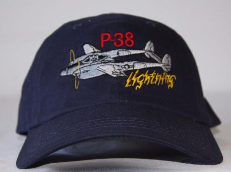 P-38 Lightning WWII aircraft Embroidered Cap by ASWCE | PChomeUSA 海外代購