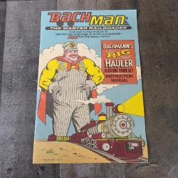 1989 巴克曼大型搬運車 電動火車組 指示說明冊 漫畫書 風格