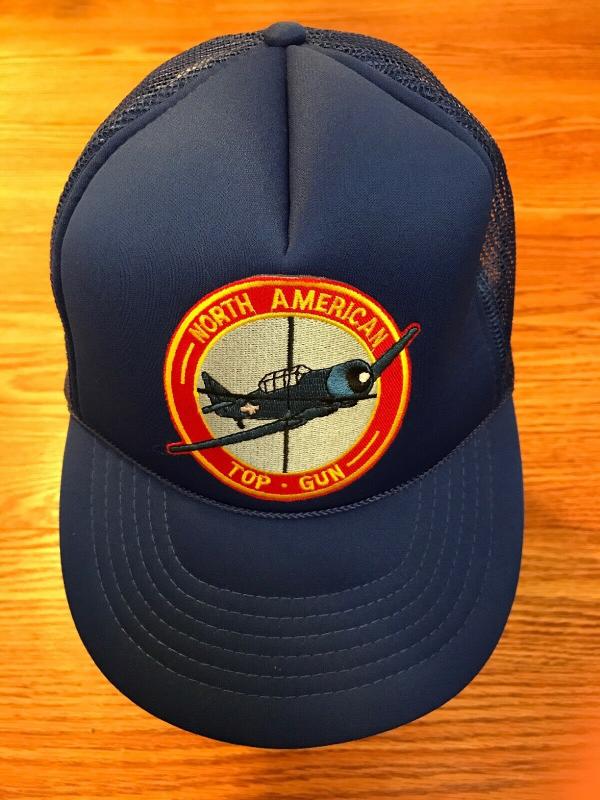 北美頂級槍戰鬥機飛機卡車司機帽帽藍色網眼後扣帽