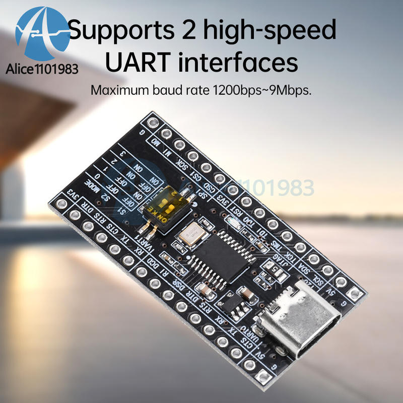 type-c usb2.0 ch347開發板高速usb轉 uart/i2c / spi / jtag / gpio | PChomeUSA 海外代購