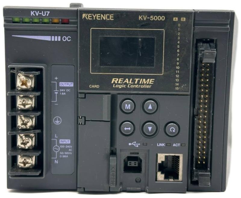 keyence kv-u7 電源模塊和kv-5000 cpu 即時邏輯控制器 | PChomeUSA 海外代購
