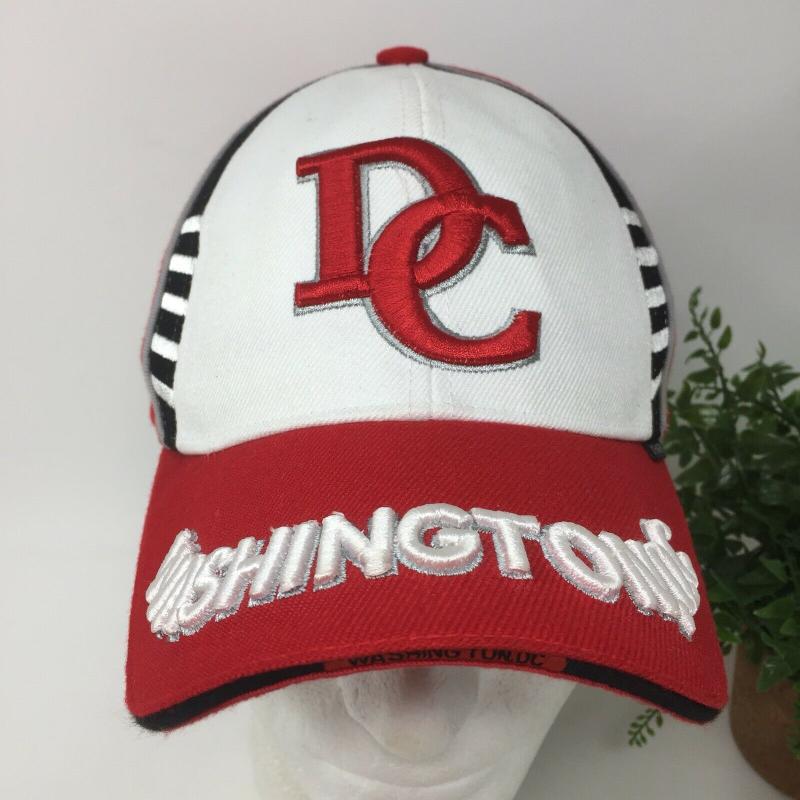 city 獵人華盛頓dc棒球帽帽子紅色白色弧形比爾系列