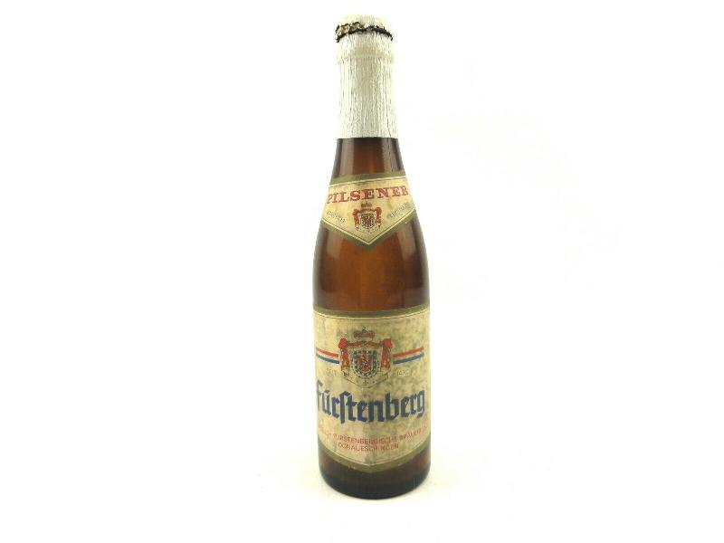 furstenberg pilsener 12盎司空玻璃啤酒瓶 棕色德國黑膠唱片