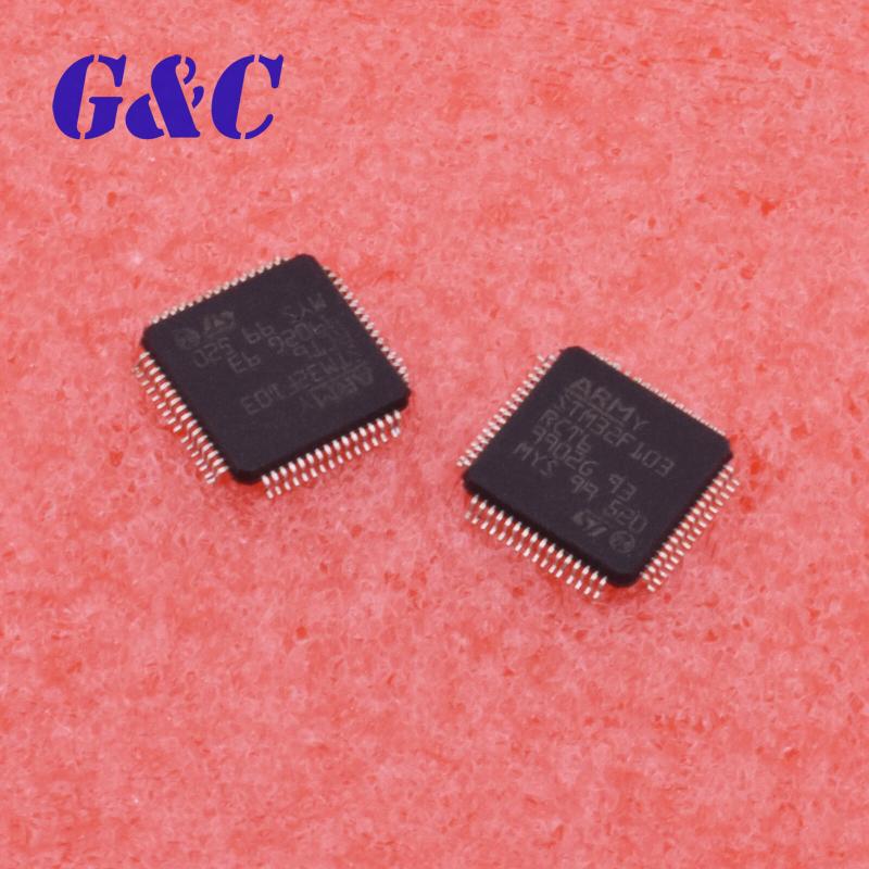 1件 Stm32f103bb6 Stm32f103wb6tr Stm32f103 Lqfp-64 Mcu手臂ic St Smd A3gs 