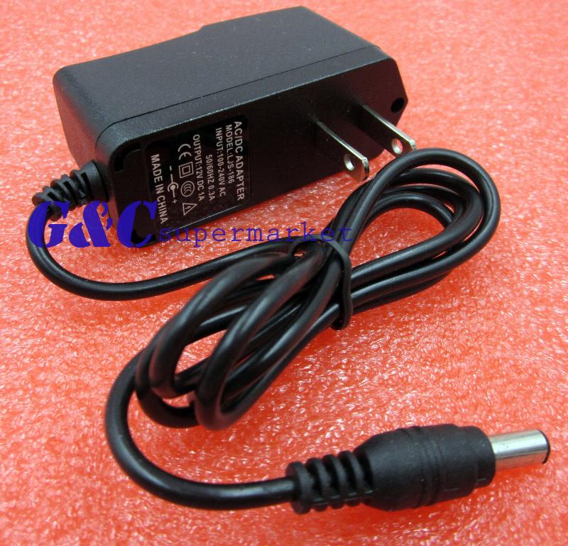 ac 100-240v to dc12v 1a 1000ma開關電源轉換器適配器美國插頭全新
