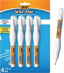 Pentel Thin Extra Fine Correction Pen 4.2ml ZL72-WTN White Out