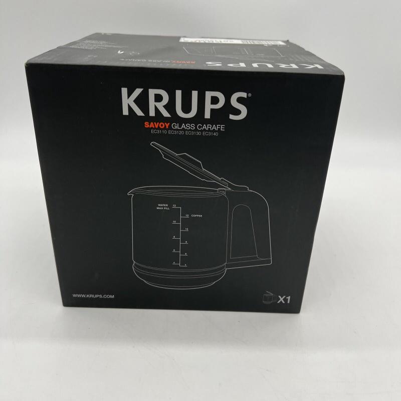 Krups玻璃水瓶咖啡壺ec3110 Ec3120 Ec3130 Ec3140 Xb112050 12杯全新 Pchomeusa 海外代購 0042