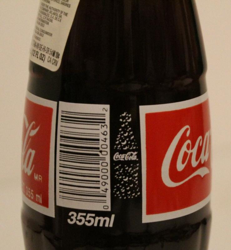 Coca Cola 2002 Bottles Mexico 355ml Empty No caps factory