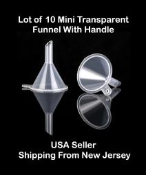 10件 微型透明帆布帶手柄