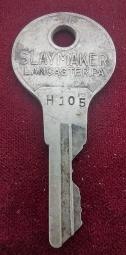 復古鑰匙 lancaster 開瓶器 賓夕法尼亞州 h105 appx 1-7 / 8"鎖 文件櫃