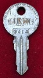 復古鑰匙伊利諾鎖合co 3414芝加哥美國appx 1.5吋文件櫃掛鎖