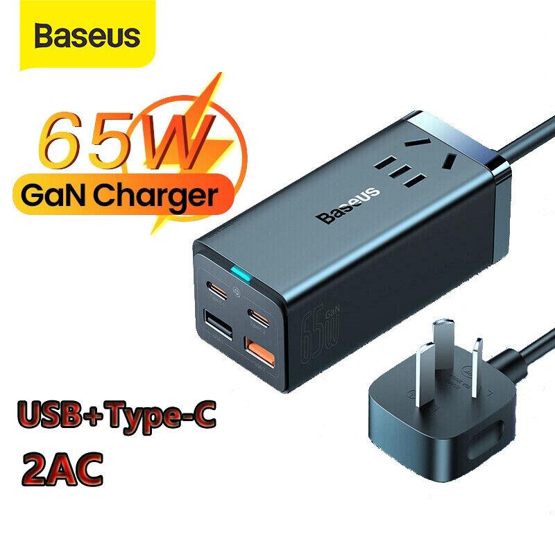 baseus gan3 pro 電源棒 usb type-c 2ac插座 插頭桌面充電器 | PChomeUSA 海外代購