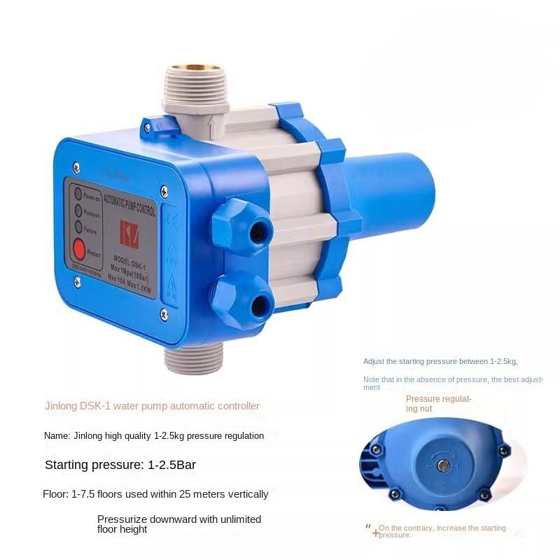 220V Fully Automatic Water Pump Water Flow Pressure Switch Controller ...