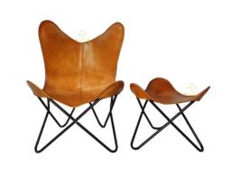 sling 辦公椅/凳子 - 手工皮革舒適的椅子 附奧斯曼pl2-304