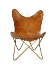 印度手工皮革蝴蝶椅 - 皮革放鬆 辦公椅 pl2-310