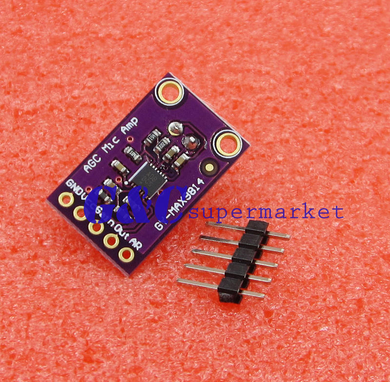 max9814 延長體麥克風放大器模塊 自動增益控制 用於arduino | PChomeUSA 海外代購