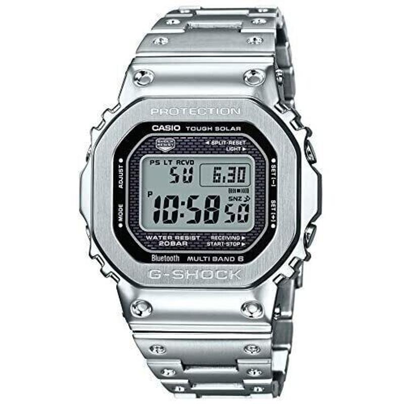 casio g-shock watch 太陽能電波 堅韌款式 b-b5000d-1jf 藍牙金屬