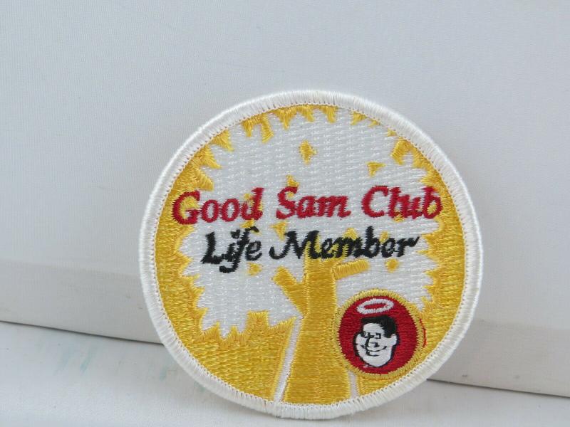 復古旅遊貼片 - 良好sam club 終身會員 - 刺繡貼片